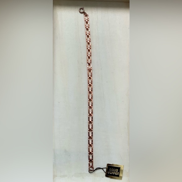 New vintage fancy SOLID COPPER bracelet - Picture 2 of 11